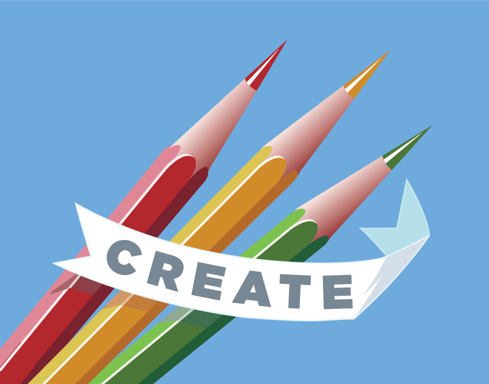 Create Colorful Pencils Magnet