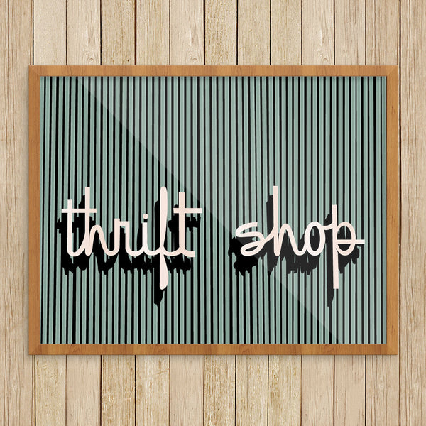Thrift Shop Sign 11 x 14 Print
