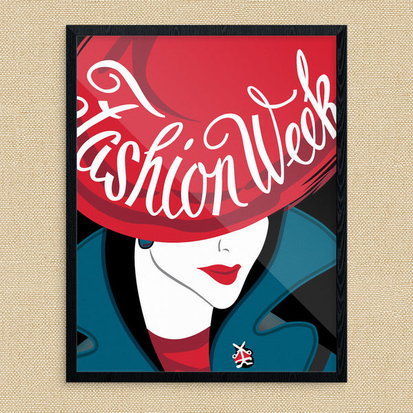 Fashion Week 11 x 14 Print