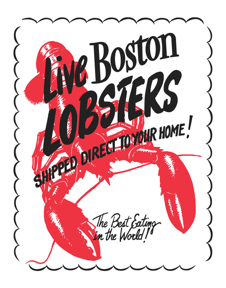 Live Boston Lobsters Magnet