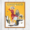 Chicago Windy City Shopper 11 x 14 Print