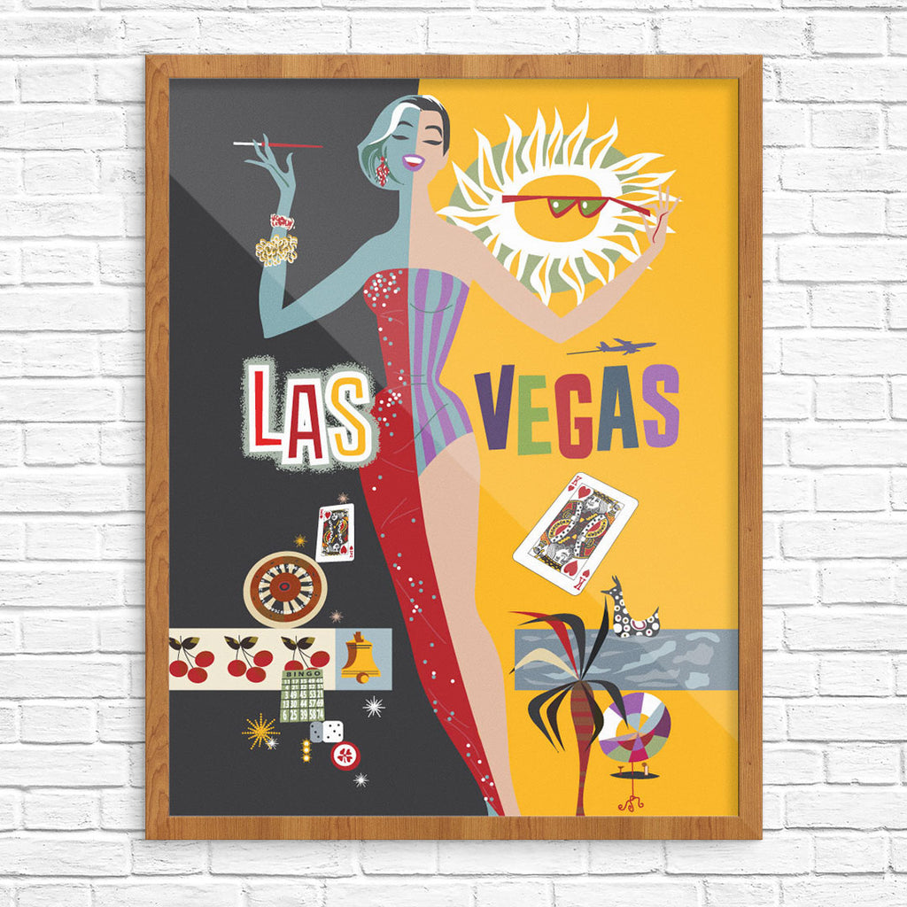 Las Vegas Art Print, Travel Prints