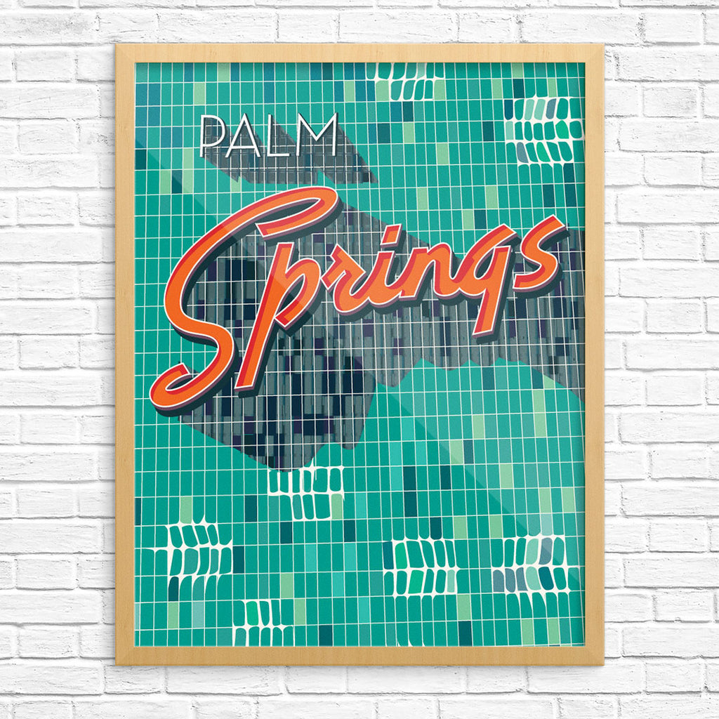 Palm Springs Sign 11 x 14 Print