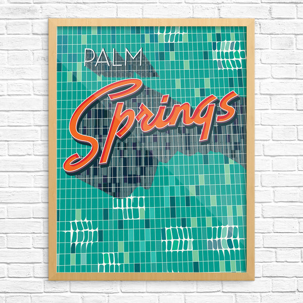 Palm Springs Sign 11 x 14 Print