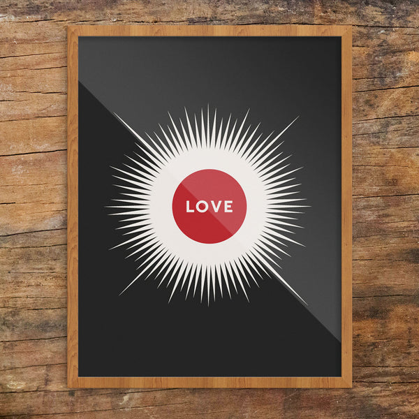 Love Burst 11 x 14 Print
