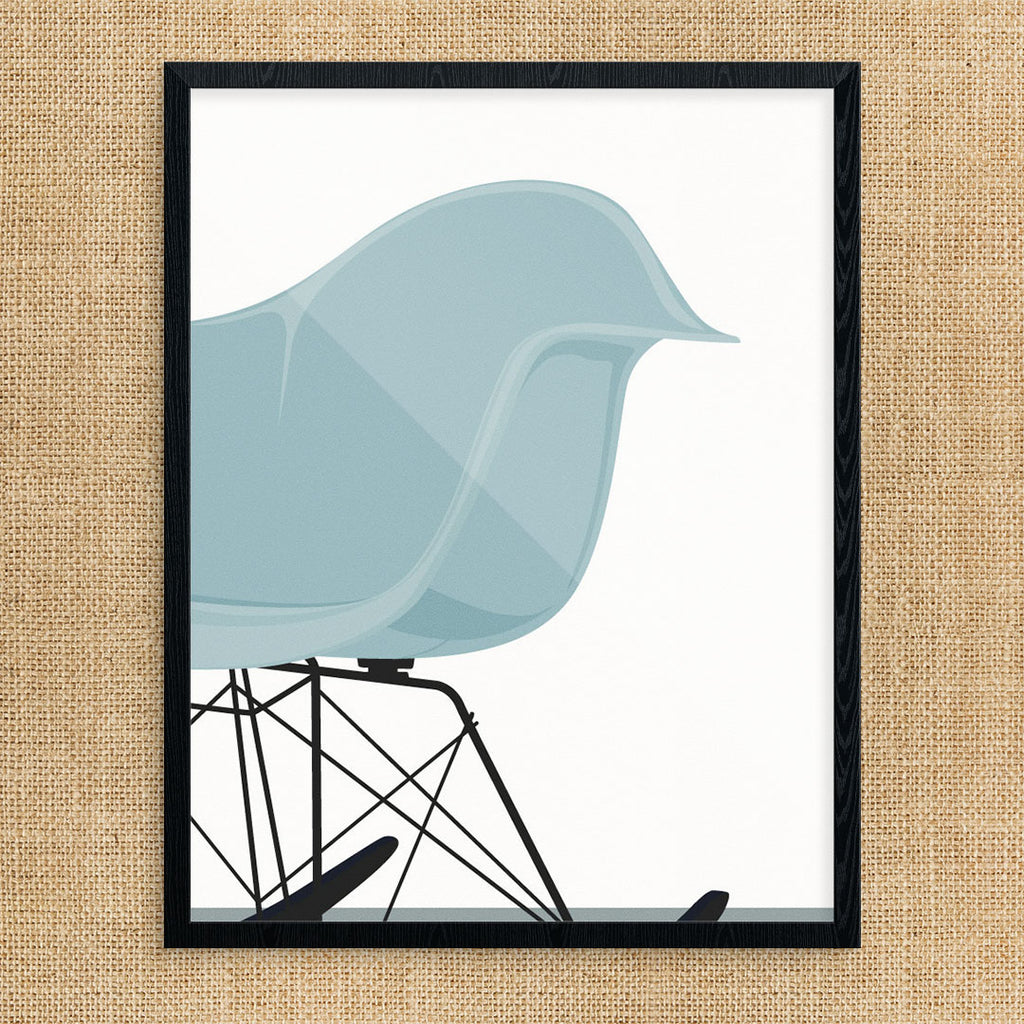 Mid Century Modern Rocker 11 x 14 Print