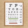 Eye Chart 11 x 14 Print