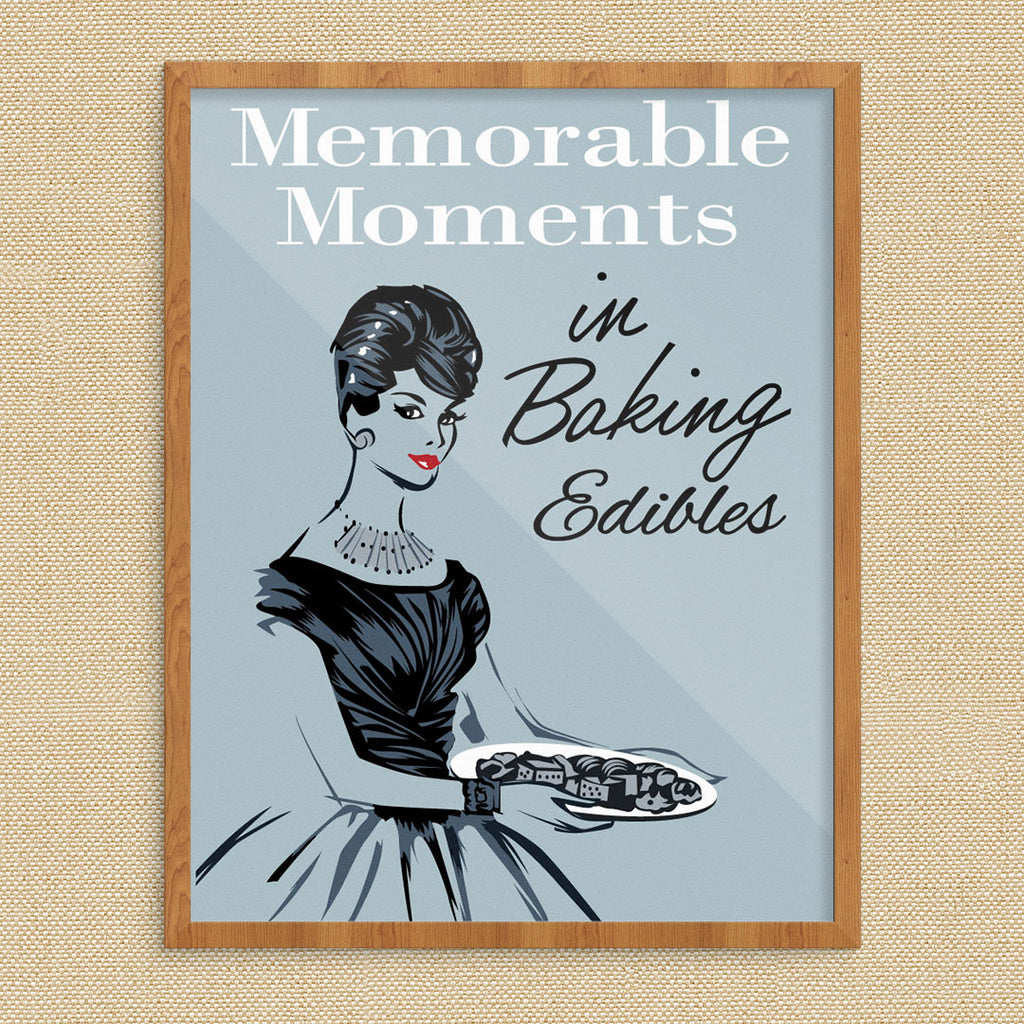 Memorable Moments in Baking Edibles 11 x 14 Print