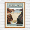See Boulder Dam Vintage Travel Poster Print