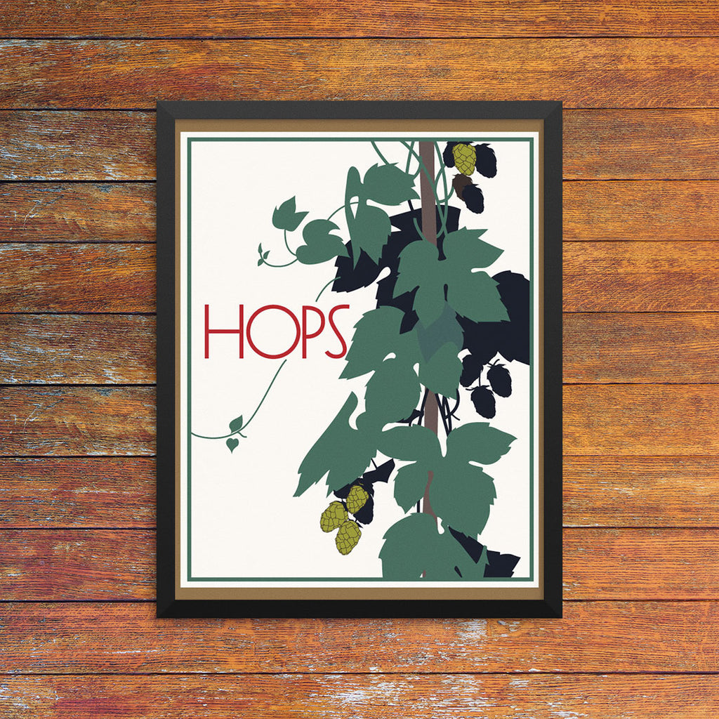 Hops Vine 11 x 14 Print