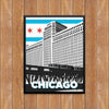 Chicago Merchandise Mart & Train 11 x 14 Print