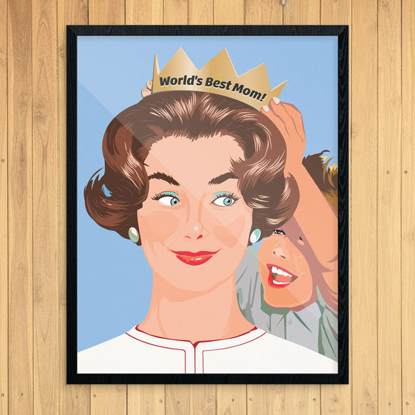 World's Best Mom 11 x 14 Print