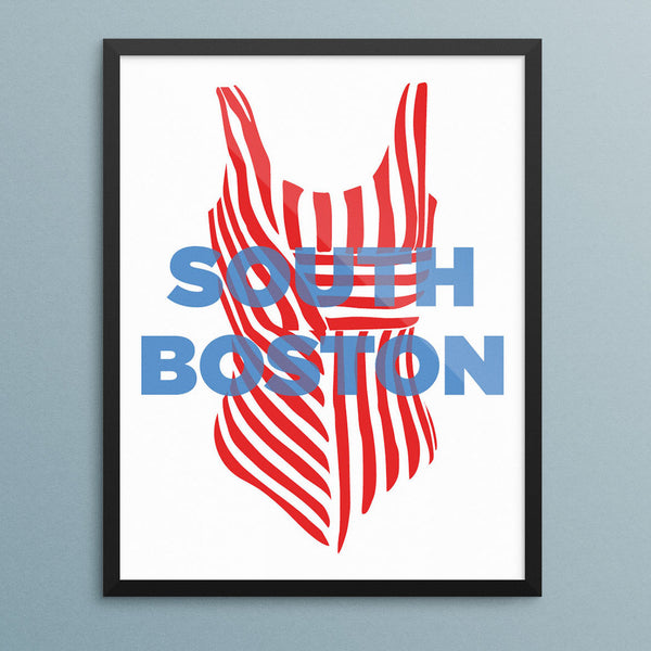 South Boston Bathing Suit Print