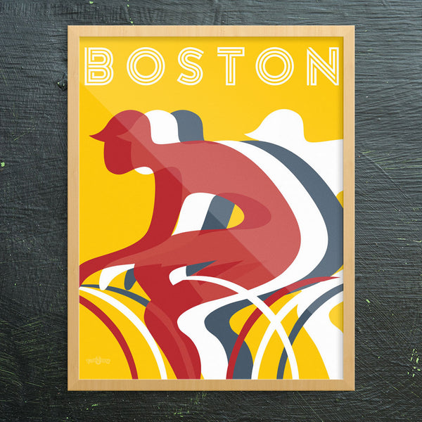 Boston Bikers Print