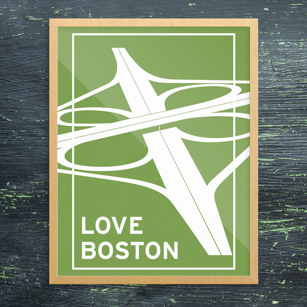 Love Boston Interchange 11 x 14 Print