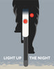 Light Up The Night Biker Magnet