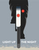 Light Up The Night Biker Magnet