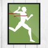 Runner Breaking the Tape 11 x 14 Print