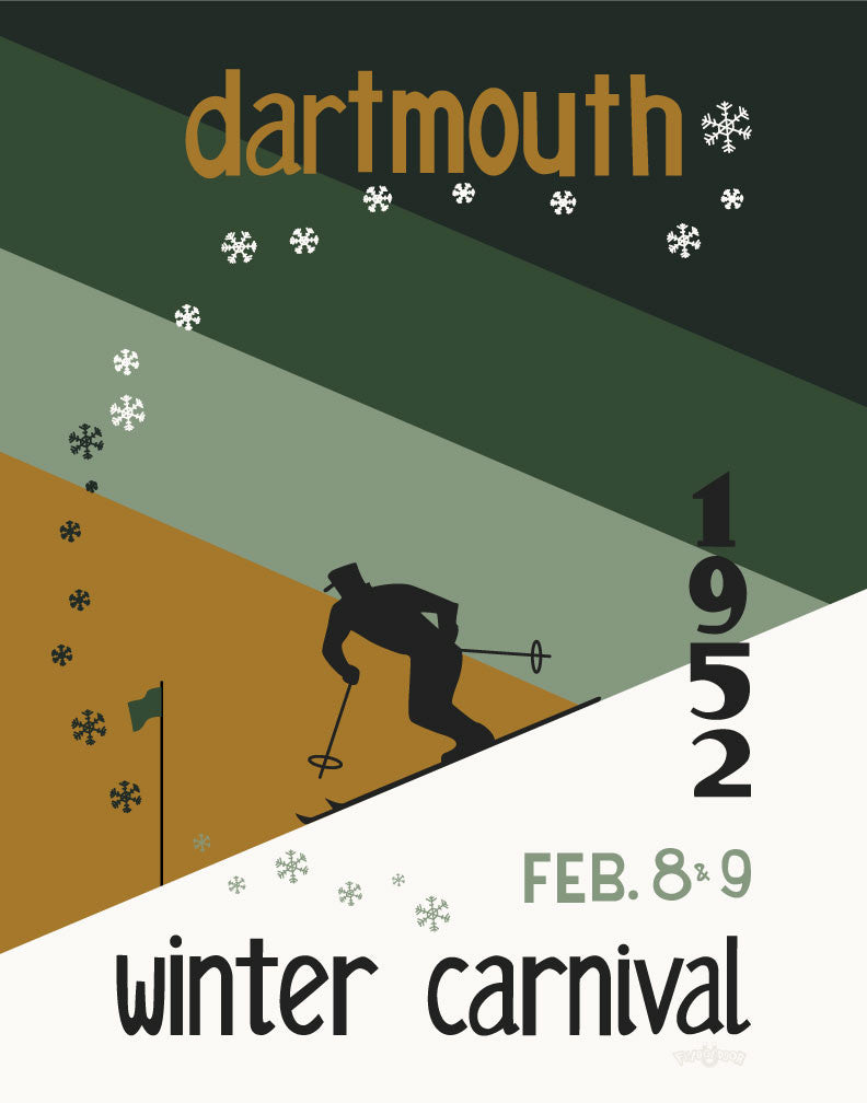 Dartmouth 1952 Winter Carnival Magnet