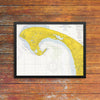 Provincetown Harbor Nautical Chart 11 x 14 Print