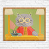 Judgmental Cat 11 x 4 Print