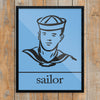 Hey Sailor 11 x 14 Print