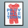 Provincetown Men's Bathing Suit 11 x 14 Print
