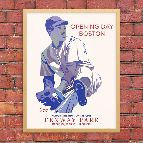 Opening Day Fenway Park Boston 11 x 14 Print