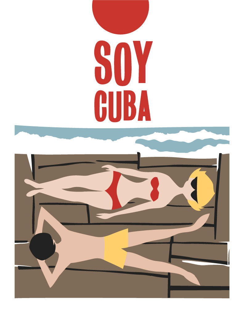 Soy Cuba Sunbathers Magnet