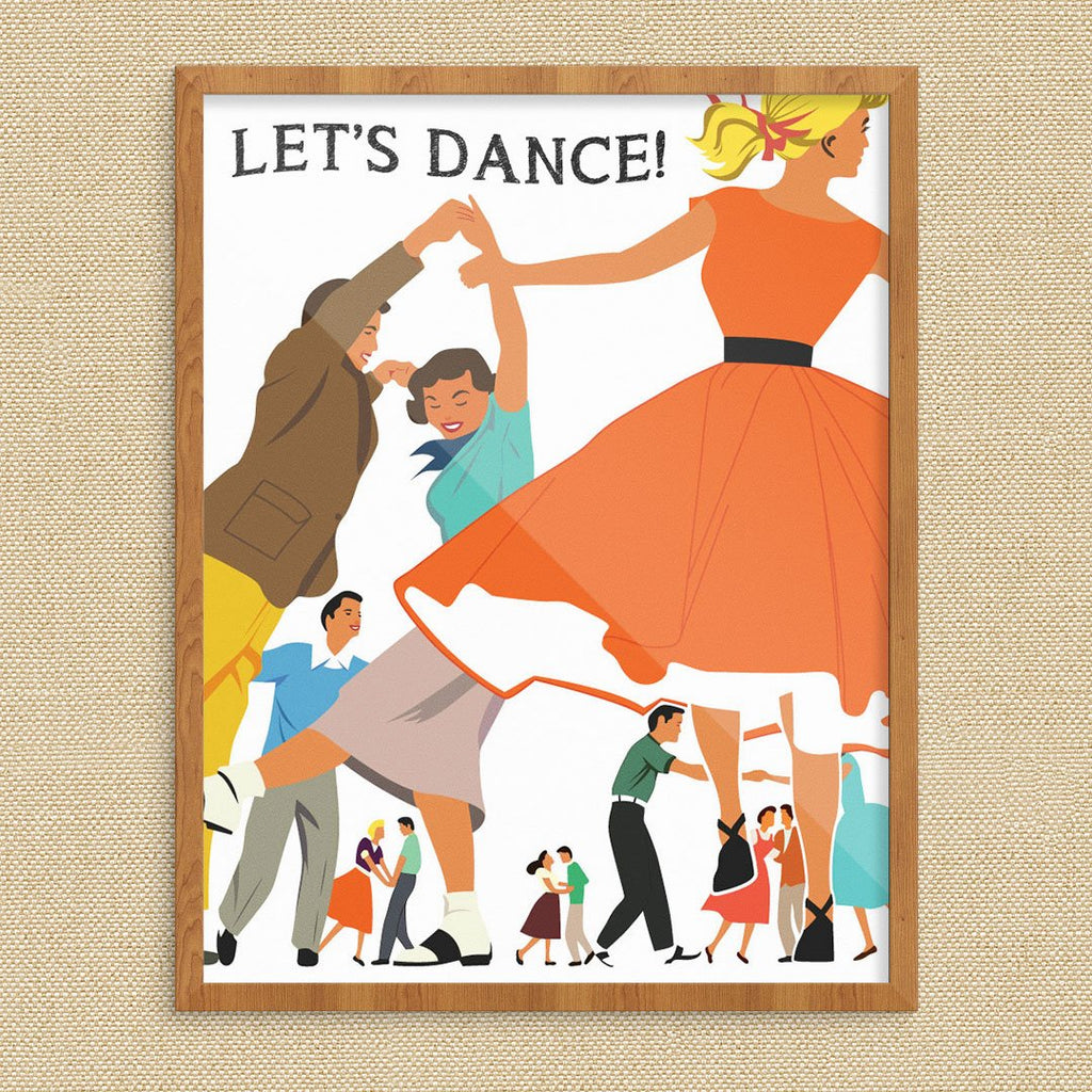 Let's Dance Swingers 11 x 14 Print