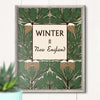 Winter in New England Pinecones 11 x 14 Print