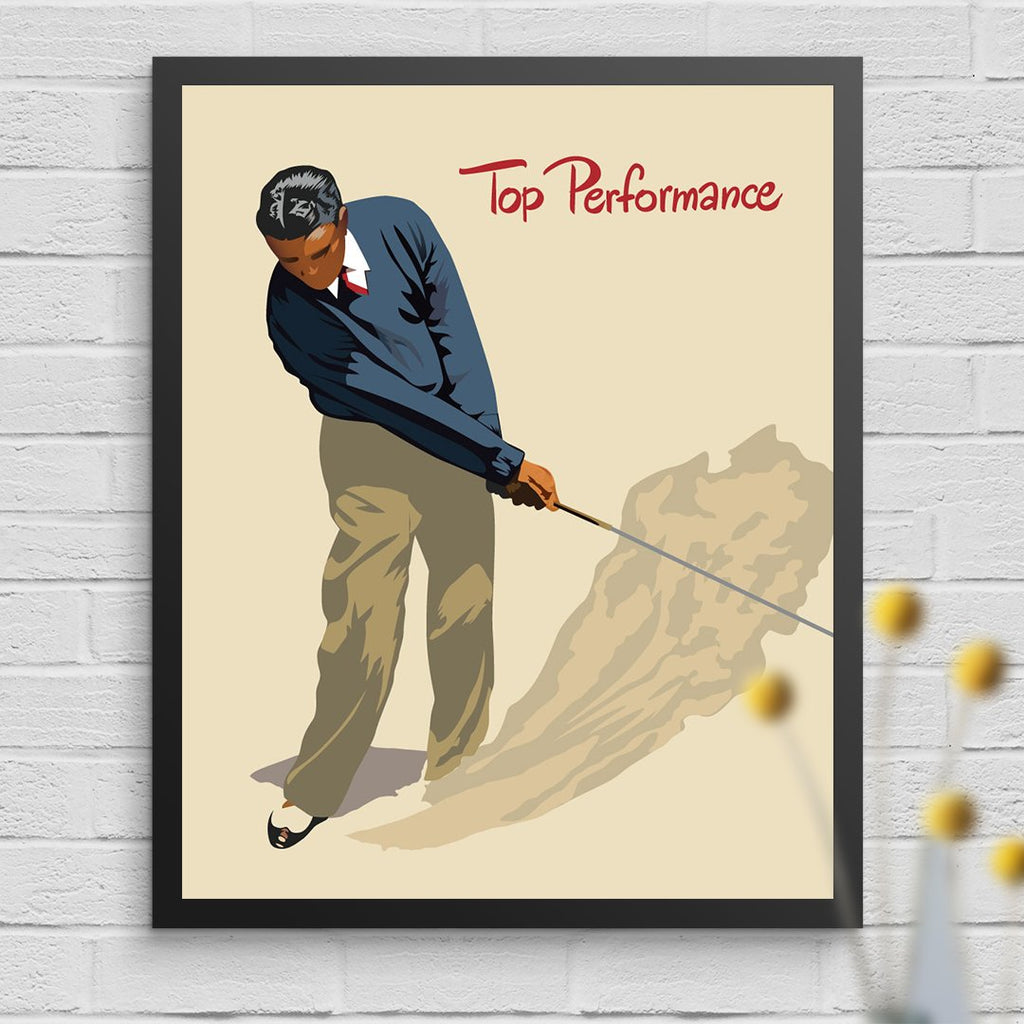 Top Performance Golfer 11 x 14 Print