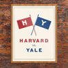 Vintage Harvard vs Yale Football Game Print