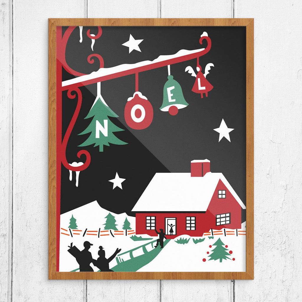 Noel Home Holiday 11 x 14 Print