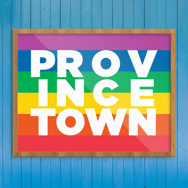 Provincetown Diversity Flag 11 x 14 Print