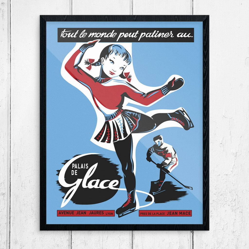 Everyone Can Skake at the Ice Palace 11 x 14 Print