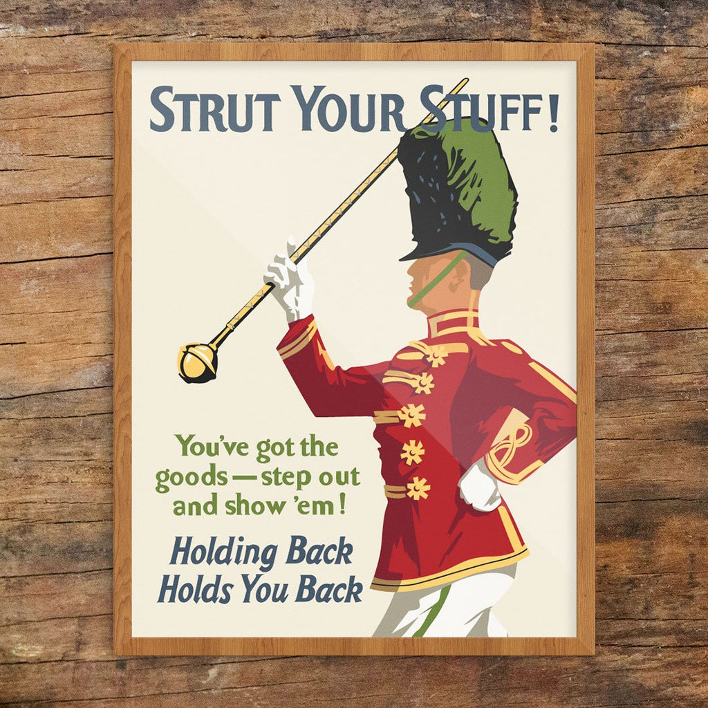 Strut Your Stuff Motivational Workplace Print