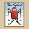 Ski New England Happy Skier Print