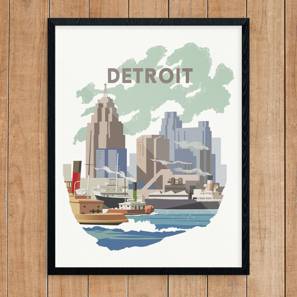 Detroit Harbor Print