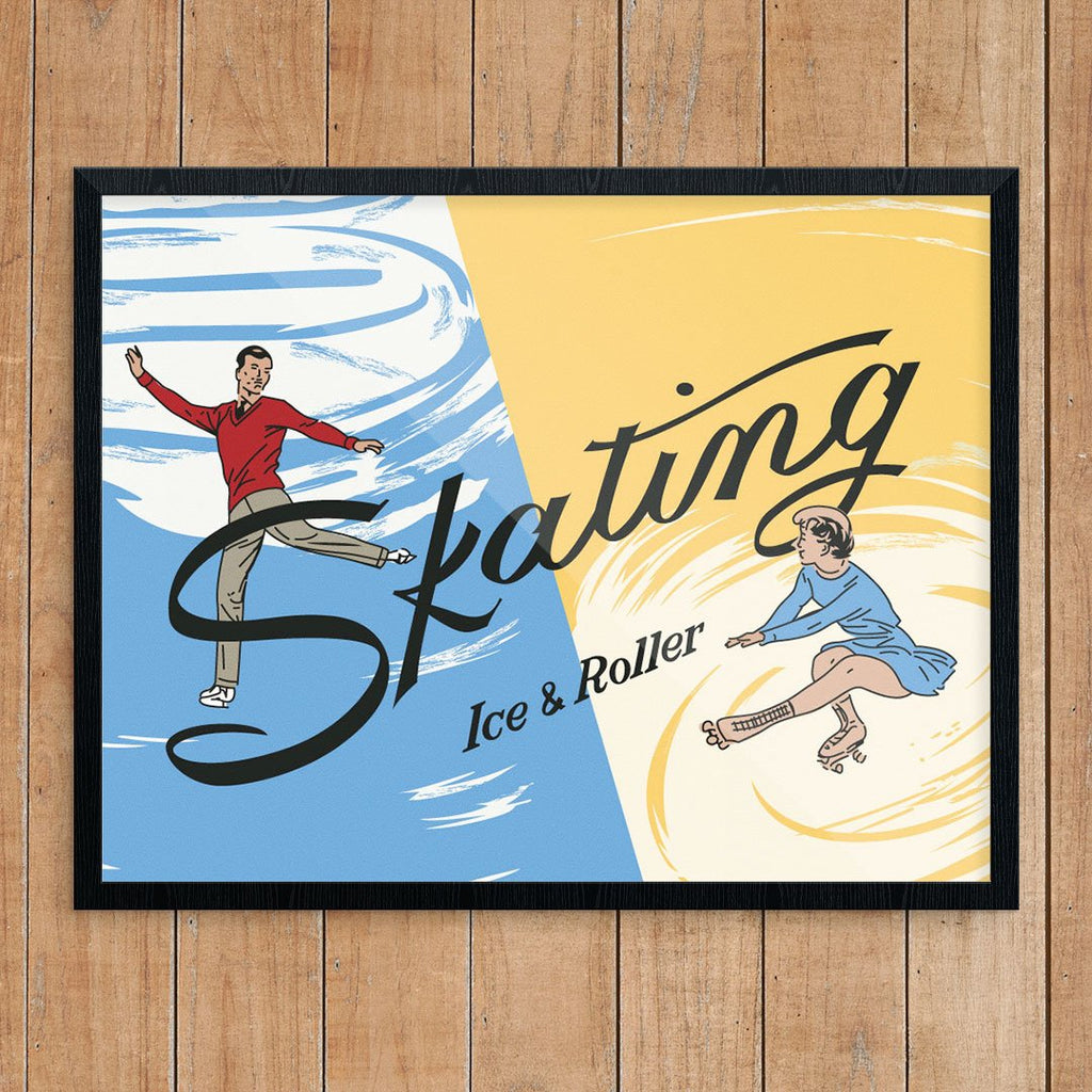 Skating Ice & Roller Print