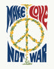 Make Love Not War Protest Poster Magnet