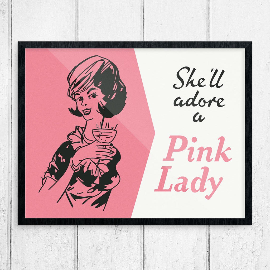 She'll Adore a Pink Lady Print