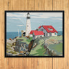 Paint By Number Portland Head Lighthouse 11 x 14 Print