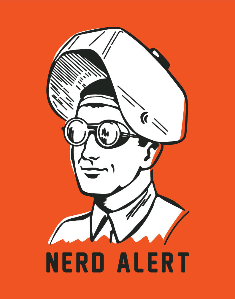 Nerd Alert Welders Mask Magnet