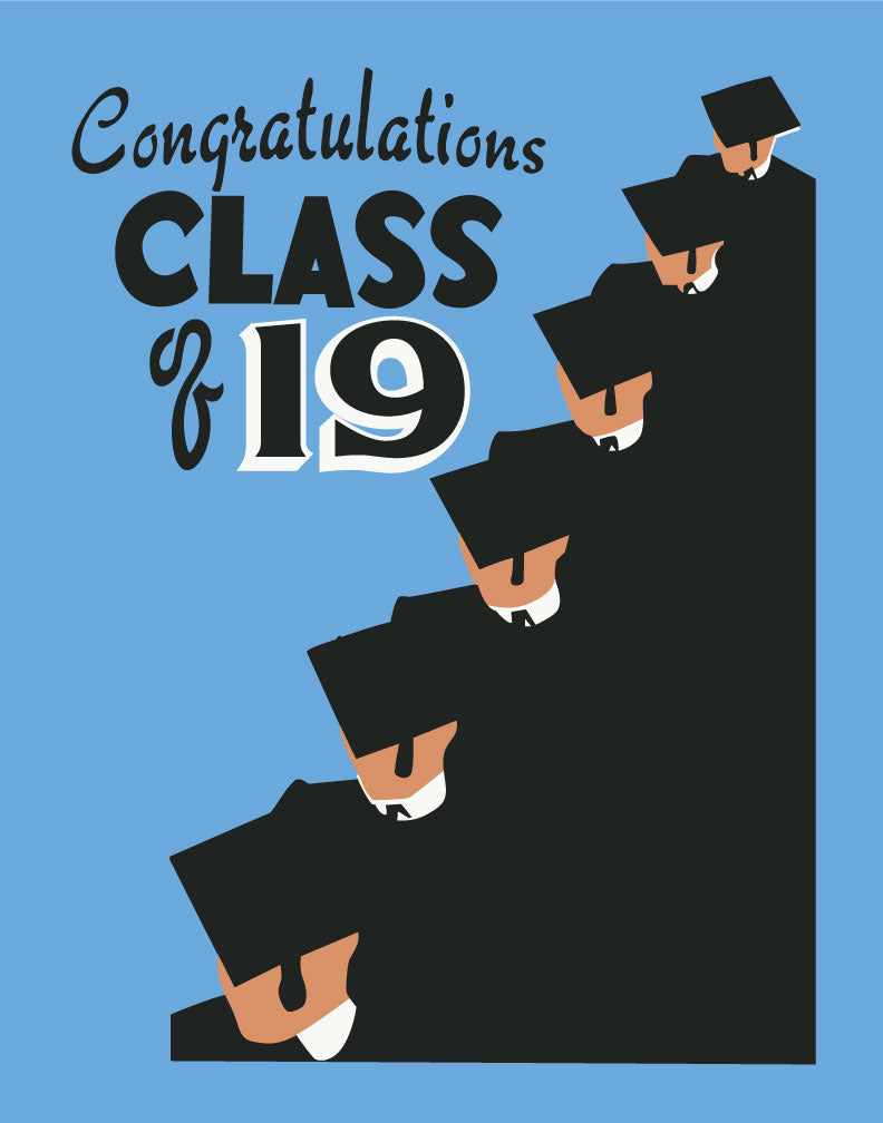 Congratulations Class of 19 Graduates Greeting Card