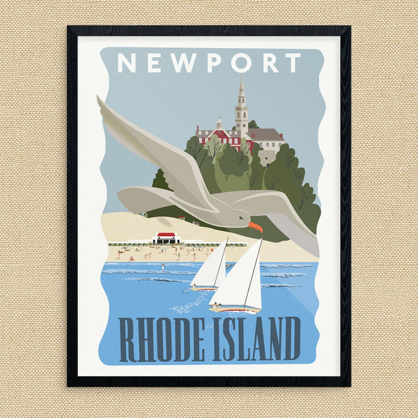 Newport Rhode Island Travel Poster Print
