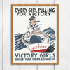 Every Girl Pulling Together for Victory Print