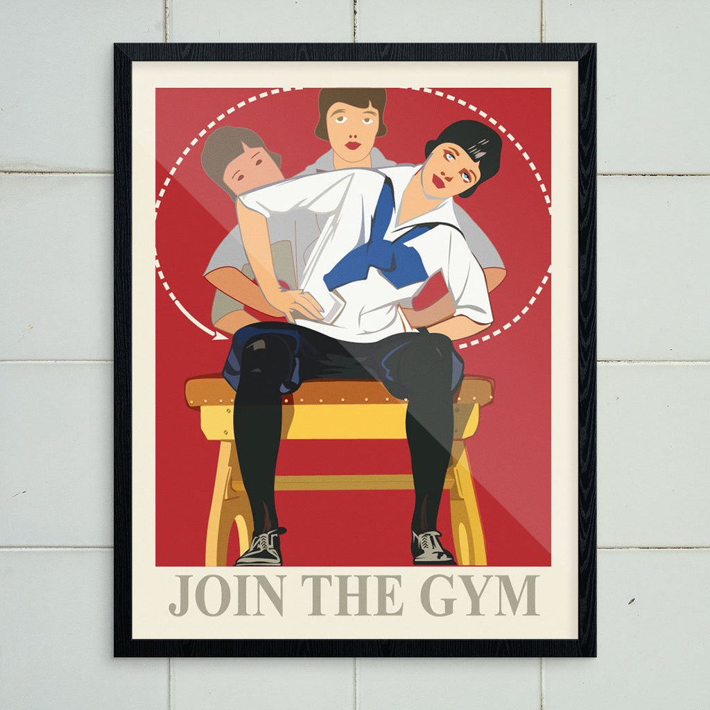 Join the Gym Vintage Athletics Print