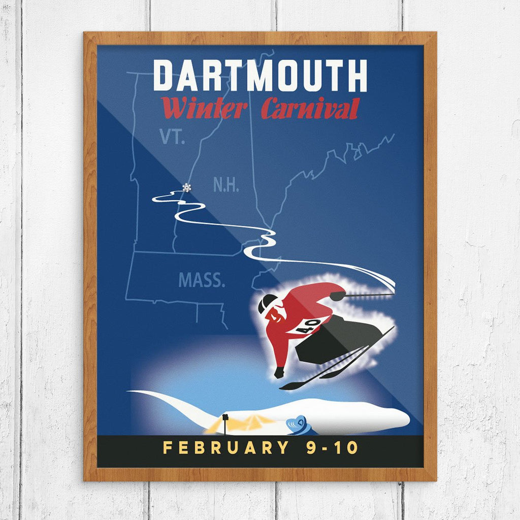Dartmouth Winter Carnival 1940 Ski Poster