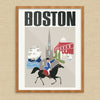 Boston's Colonial Site's Travel Poster